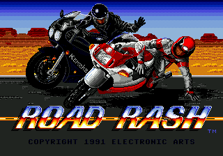 Road Rash Title Screen